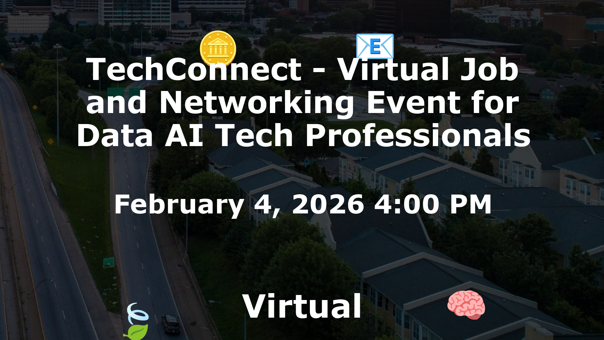 TechConnect - Virtual Job and Networking Event for Data AI Tech Professionals event image